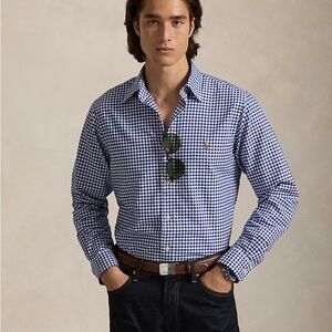 Polo Ralph Lauren Classic Fit Gingham Oxford Shirt  Size XXL